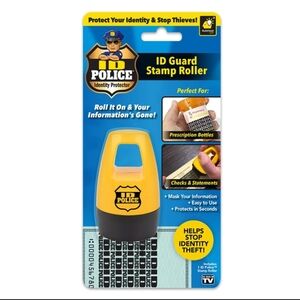 ID police ID Theft Prevention Stamp Roller